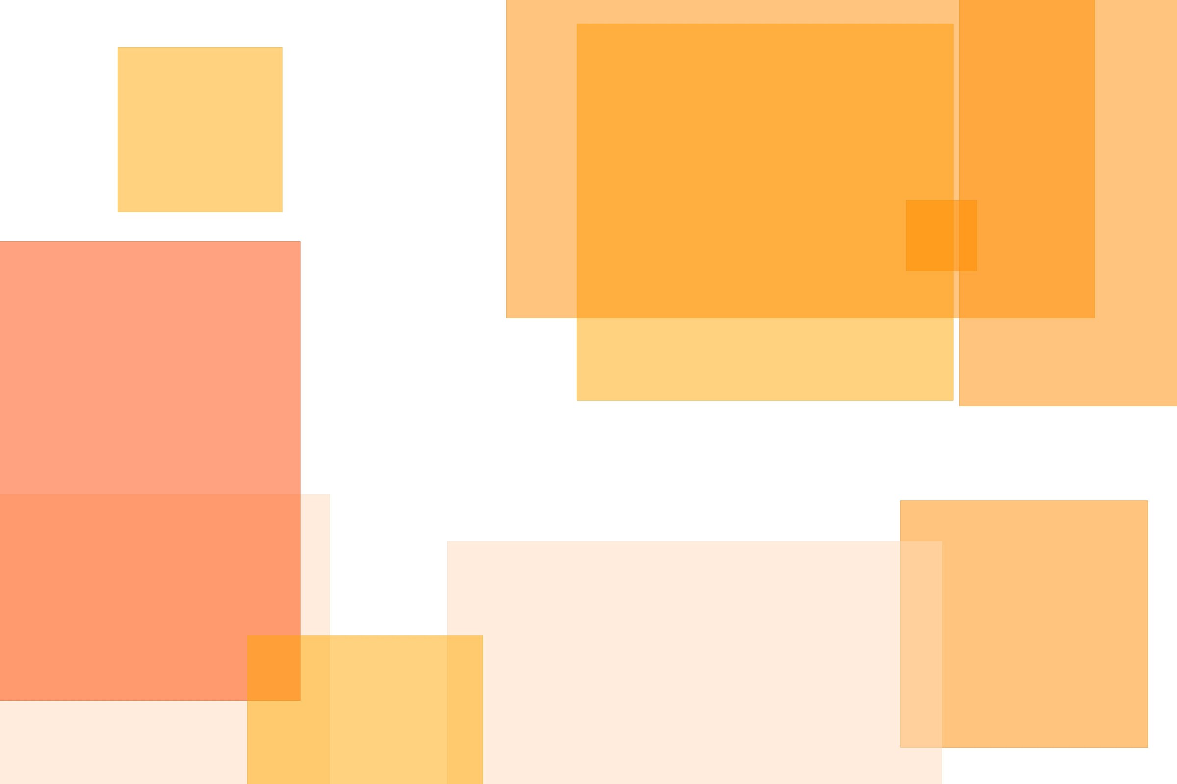 Abstract Orange Squares Illustration Background